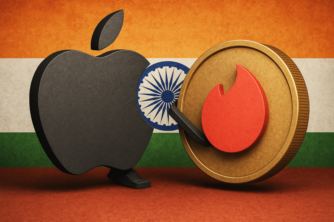 India’s antitrust battle with Apple is intensifying after Tinder-owner Match Group urged the Competition Commission of India (CCI) to take firm action against what it calls “excessive” in-app purchase fees, according to a <a href="https://www.reuters.com/sustainability/boards-policy-regulation/tinder-owner-match-says-apple-fee-will-stifle-growth-india-2025-10-24/">Reuters report</a>. In its latest submission dated 13 October, Match warned that Apple’s commission of up to 30% on app store transactions could stifle the long-term growth of its portfolio brands in one of the world’s fastest-growing digital markets. The filing marks a critical phase in a multi-year investigation that could reshape how global tech giants operate in India’s mobile ecosystem.Match says Apple’s policies threaten digital app growthMatch, which owns popular dating platforms including Tinder, Hinge, and OkCupid, told the Indian regulator that Apple’s policies “adversely affect” its capital returns and revenue streams. The company said Apple’s strict payment rules prevent third-party processors from handling in-app purchases, forcing developers to pay up to a 30% commission.Match’s filing also accused Apple of discriminatory treatment, highlighting that Uber—classified as providing physical goods—is charged a lower commission, while Tinder, deemed to provide digital services, faces higher fees.The company argued that both apps “offer matchmaking services in essence,” suggesting Apple’s classification is inconsistent and anti-competitive.The submission follows a 2024 CCI investigation report that found Apple had abused its dominant position in the iOS app store market. Investigators said Apple’s mandatory in-app purchase system prevented fair competition by limiting developers’ payment options and inflating consumer costs.CCI investigation enters critical phaseThe CCI’s probe began in December 2021 after a complaint filed by the non-profit Together We Fight Society accused Apple of forcing developers to use its proprietary billing system and restricting links to cheaper alternatives. As per Reuters, the regulator’s investigators concluded last year that Apple’s practices constituted “abusive conduct” under Indian competition law.In August 2024, the CCI took the rare step of recalling two previous investigation reports after Apple claimed they contained commercially sensitive data about its India revenues and market share. The regulator instructed all parties to destroy copies and later issued revised versions. Apple’s subsequent request to suspend the new reports was rejected in November 2024, with the CCI ordering the company to submit audited financial statements from fiscal years 2021–22 to 2023–24.In March 2025, the CCI further ruled that certain commercially confidential information did not have to be shared with rivals such as Match or the Alliance of Digital India Foundation, citing potential harm to Apple’s business interests.Why the case matters for India’s digital economyIndia’s dating app market is projected to reach roughly $1.42 billion by 2030, according to MarketNtel, making it a key battleground for global players like Match. Despite Apple’s modest 4–5% share of India’s 735 million smartphones, its App Store remains the only distribution platform for iOS apps, giving it considerable control over developers’ revenues.Match’s submission warned that Apple’s fee structure could “stifle the growth and scalability” of its digital portfolio, particularly in emerging markets. The company urged the CCI to impose a fine based on Apple’s global turnover rather than its Indian earnings, arguing that such a penalty would serve as an effective deterrent. Under Indian law, the regulator can fine up to 10% of a company’s average global turnover for the past three financial years.Global scrutiny of Apple’s app store modelApple’s business model has faced similar challenges elsewhere. In April, the European Commission fined Apple €500 million ($583 million) for preventing app developers from steering users to cheaper offers outside its App Store.The company subsequently revised its rules in June to comply with the EU order.A <a href="https://invezz.com/news/2025/10/23/apple-loses-2-billion-uk-class-action-over-unfair-30-app-store-commission/">London tribunal</a> also found Apple guilty of abusing its dominant market position by imposing unfair commissions on developers.The global regulatory backlash underscores growing concerns that app store fees and restrictive payment systems are hindering competition in the digital economy.The CCI’s final decision could have far-reaching implications not only for Apple but also for the broader tech ecosystem in India. If regulators enforce structural changes or heavy penalties, it may set a precedent for how platform power is policed in emerging digital markets. The post <a href="https://invezz.com/news/2025/10/24/apple-faces-mounting-pressure-in-india-as-tinder-owner-match-challenges-app-store-fees/">Apple faces mounting pressure in India as Tinder-owner Match challenges app store fees</a> appeared first on <a href="https://invezz.com/">Invezz</a>